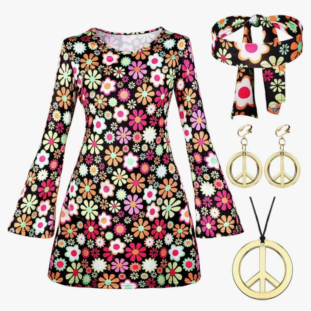 70s Hippie Costume XLarge